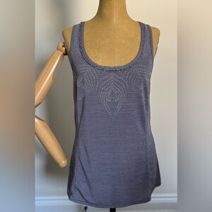 LULULEMON Silver Reflective Racerback Tank Top (US 6)